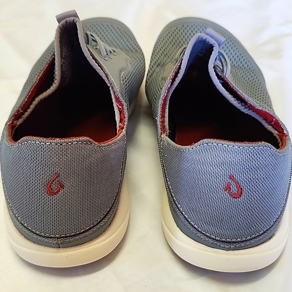 OLUKAI Moku Pae Men's Gray Casual Every-Day Breathable Mesh Slip-On Shoes M12 - Picture 4 of 6